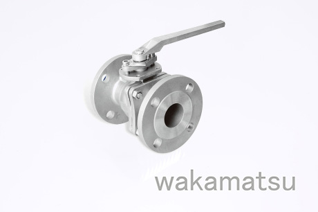 鎮江Two piece flange ball valve wv301