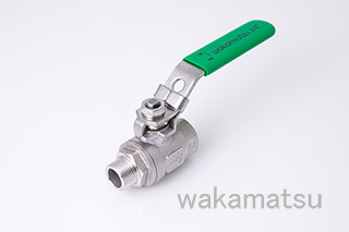 三亞Two piece internal and external tooth ball valve wv102m